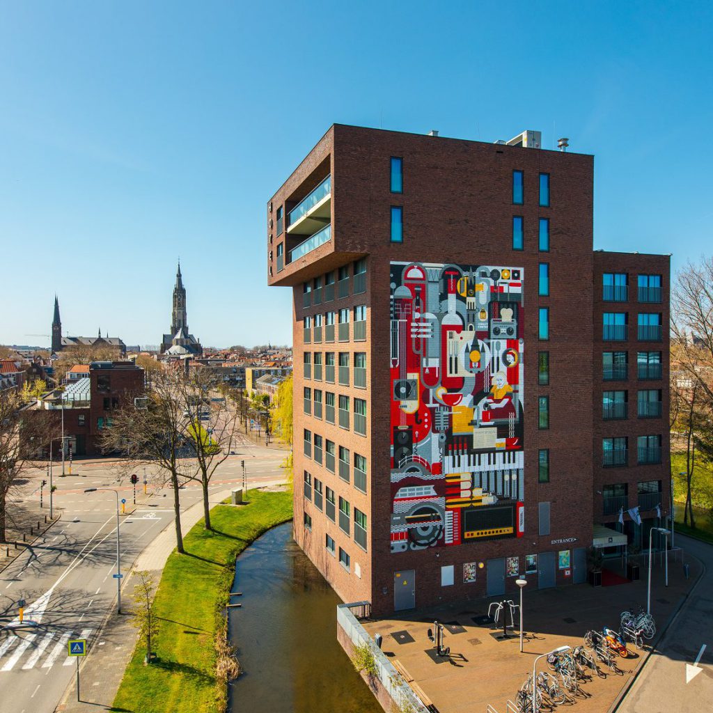 Street Art Delft hotel Delft centre